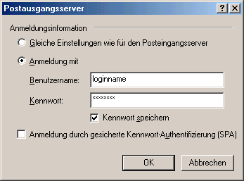 SMTP-Auth Outlook Express